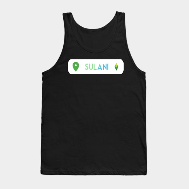 Sulani Location- The Sims 4 Tank Top by BurritoKitty